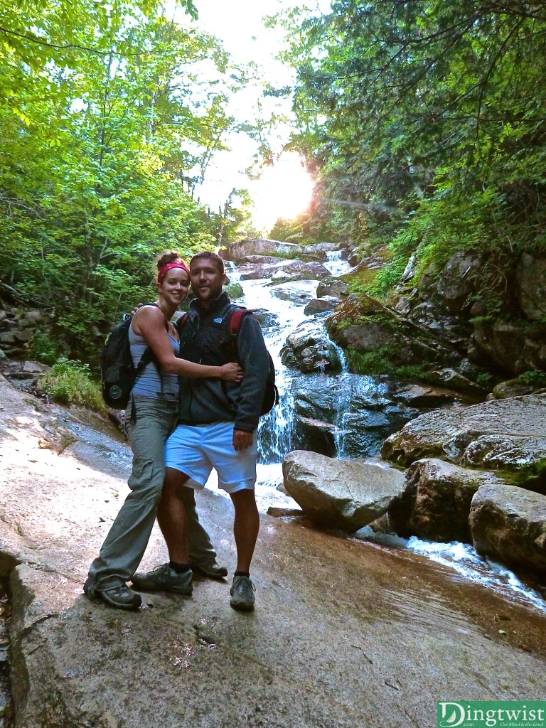 Jen and I on Falling Waters Trail.