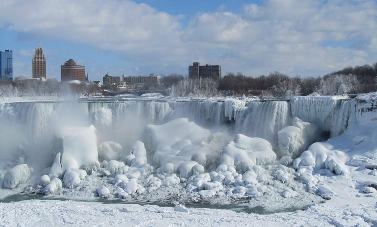 niagara falls frozen