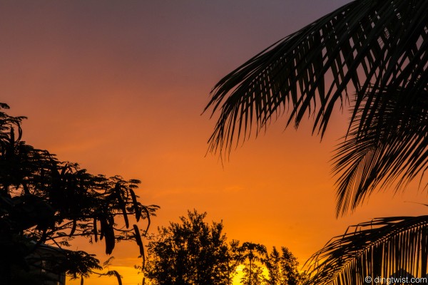 Anguilla Sunset Colors