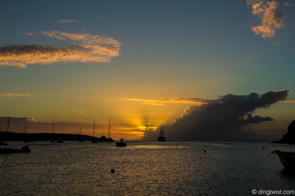 Dark Cloud Sunset Anguilla