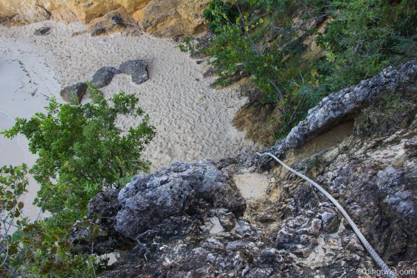 Little Bay Cliff Rope Anguilla