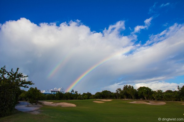 Rainbows over Cuisinart Anguilla