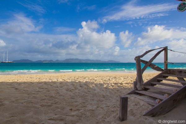 St Martin from Bankie Banx Dune Preserve, Anguilla