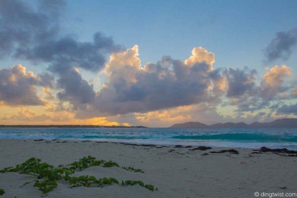 Sunrise on Rendezvous Bay Anguilla