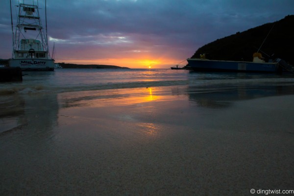 Surf Reflection Sunset Anguilla